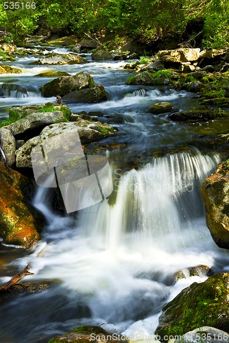 Image of River through woods