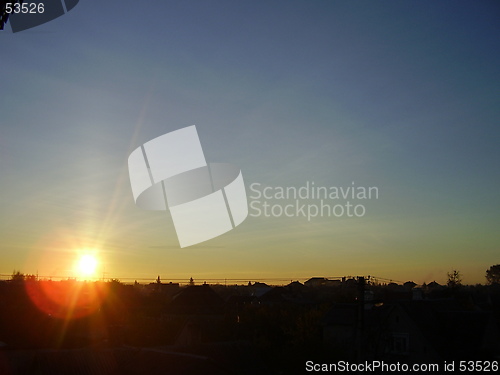Image of at sunrise