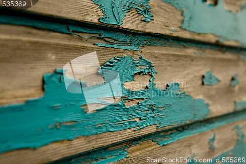 Image of old paint on wood