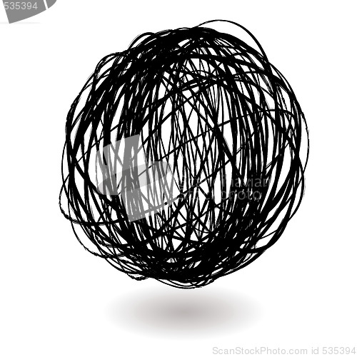 Image of scribble ball