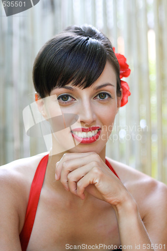 Image of Beautiful woman.