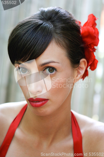Image of Beautiful woman.