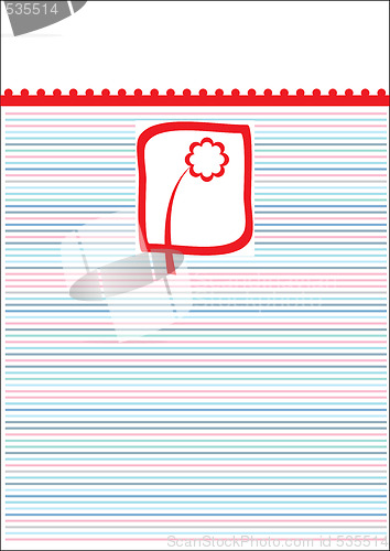 Image of Flower card 