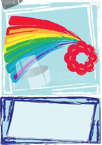 Image of rainbow card