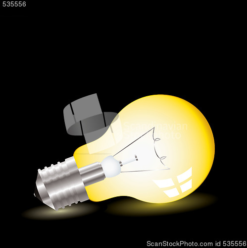 Image of light bulb lean