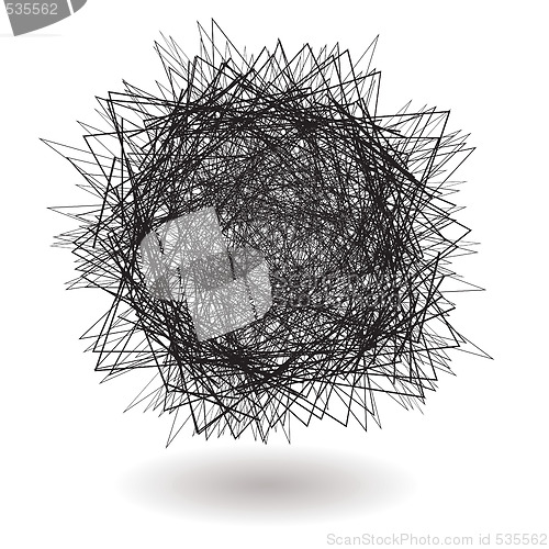 Image of square scribble