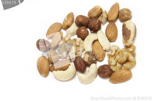 Image of assorted mixed nuts