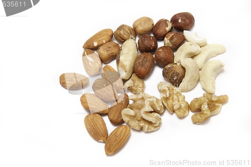 Image of assorted mixed nuts