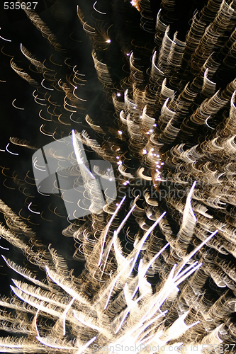 Image of brown firework effect background