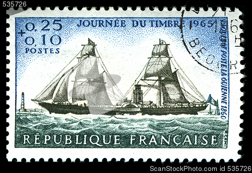 Image of vintage French stamp