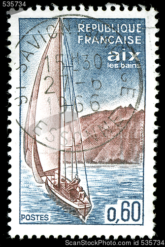 Image of vintage french stamp