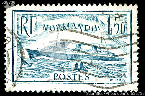 Image of vintage french stamp