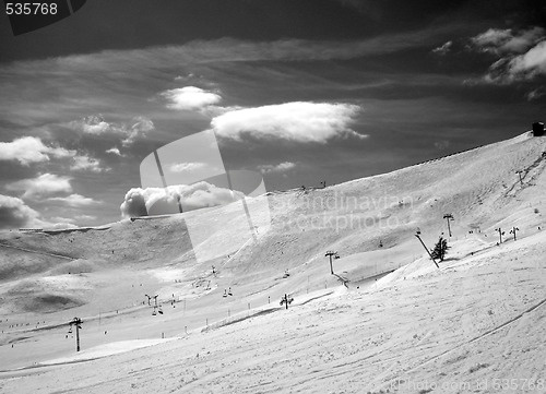 Image of Snow and clouds