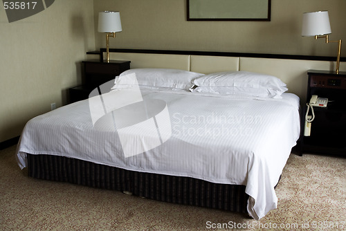 Image of King sized bed