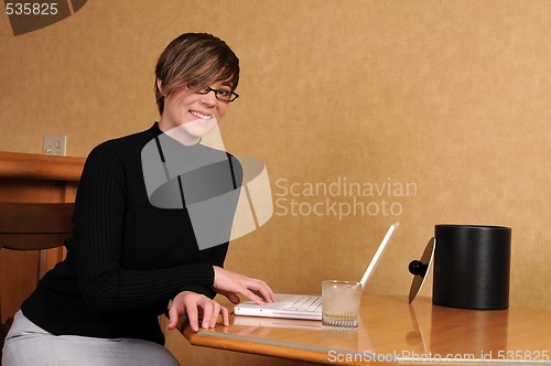 Image of Woman with laptop