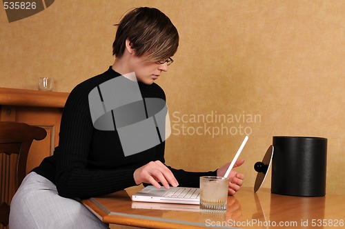 Image of Woman with laptop