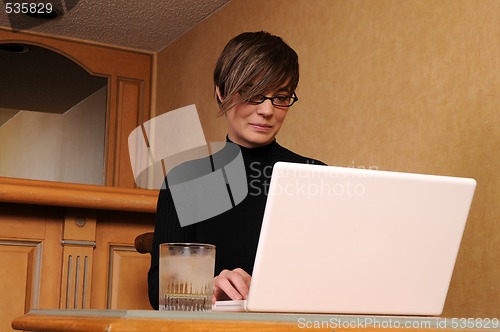 Image of Woman with laptop