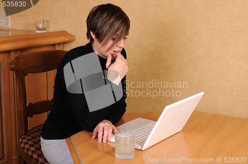 Image of Woman with laptop