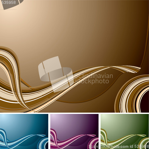 Image of quad swirl background