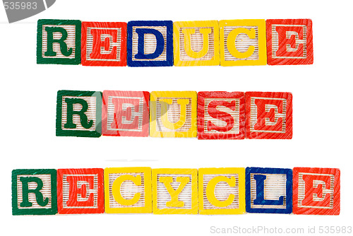 Image of Reduce Reuse Recycle