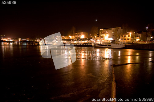 Image of Ferry in the night