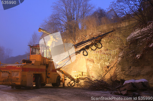 Image of Big drilling machine