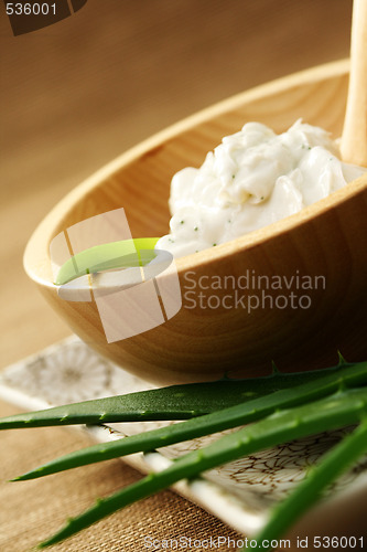 Image of aloe face cream