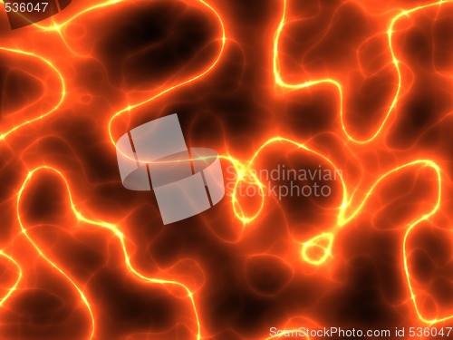 Image of fiery electricity