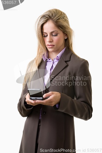 Image of Woman texting