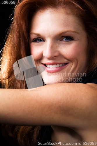 Image of Close up of smiling woman