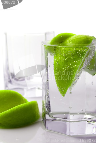 Image of water with lime