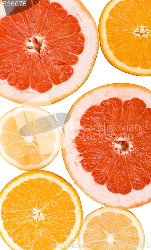 Image of lemon, orange and grapefruit