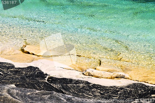 Image of Rocks at shore of Georgian Bay