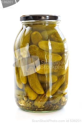 Image of Jars of pickles