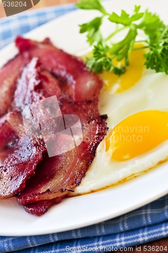 Image of Bacon and eggs