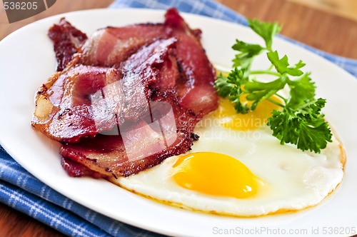 Image of Bacon and eggs