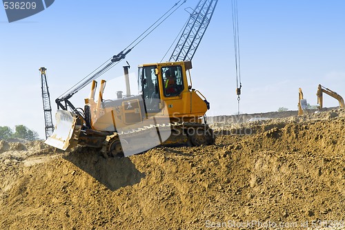 Image of Construction site machines