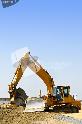 Image of Construction site machines