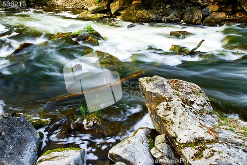 Image of River through woods