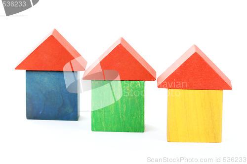 Image of wooden houses