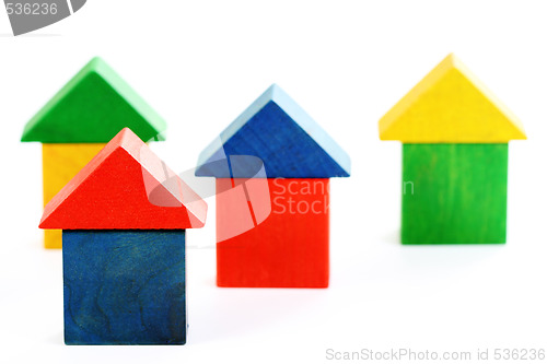 Image of wooden houses