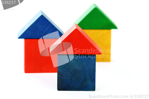 Image of wooden houses