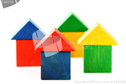 Image of wooden houses