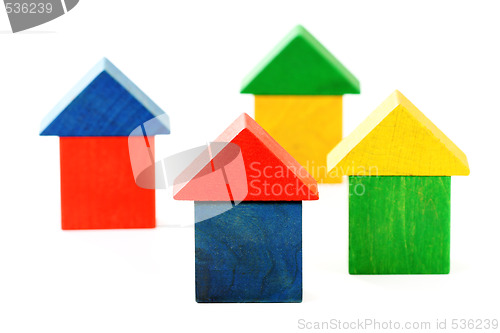 Image of wooden houses
