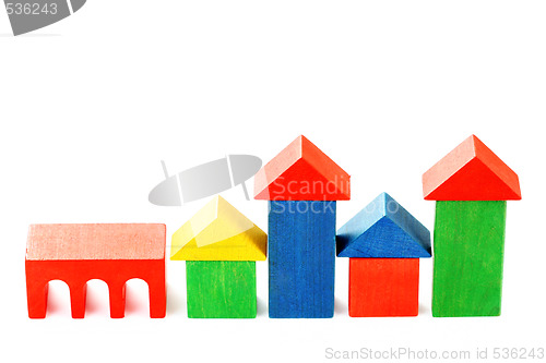 Image of wooden houses