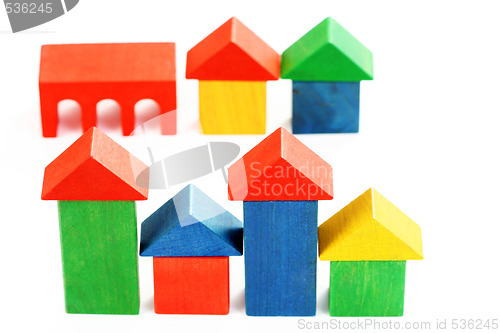 Image of wooden houses