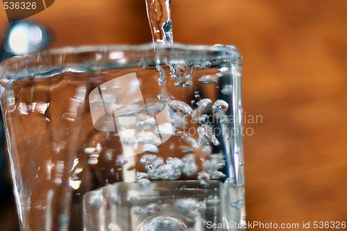 Image of filling a glass of water