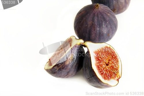 Image of three fresh figs