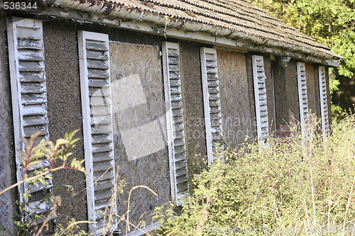 Image of decayed shutters