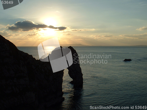 Image of Sunset at Durdle Door